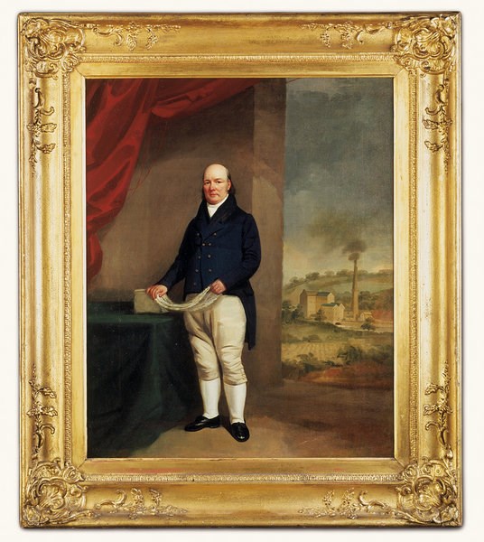A Portrait of James Holmes , manager of the Makeant Cotton Mill to Sir Robert Peel
